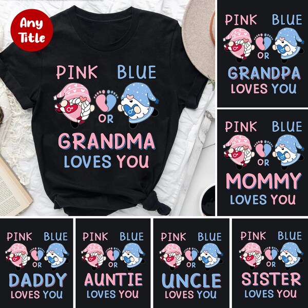 Keeper of the Gender Grandma Loves You Baby Shower Family Png Etsy