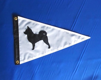 Chihuahua Long Haired Boat Flag Dog Gift theflagchick TARIFF FREE