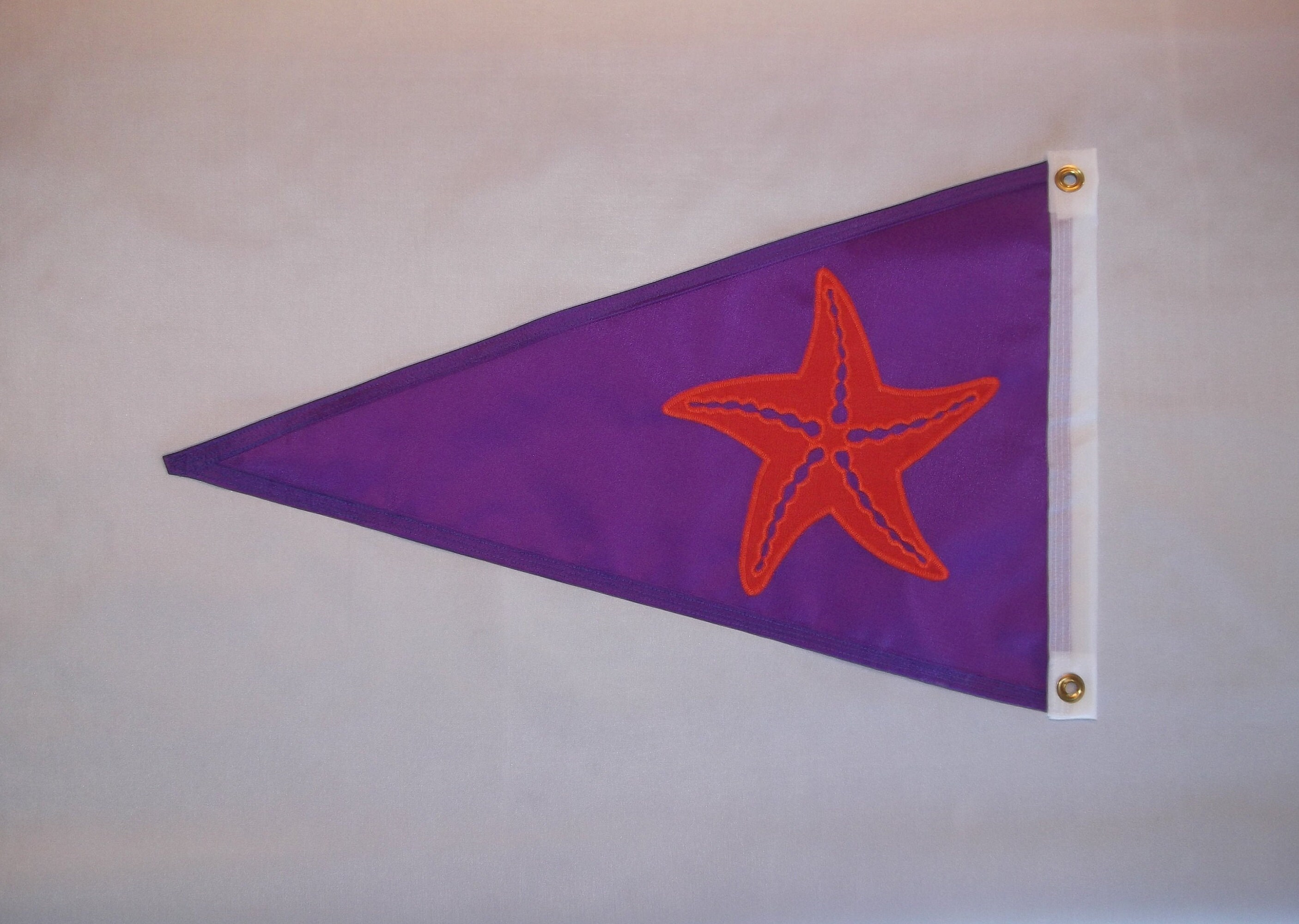 Boat Flag Starfish Purple and Orange Nautical Gift FLAG CHICK Etsy Norway