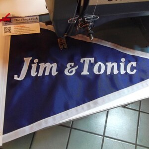 Boat Name Flag Custom Flags Nautical Gift TARIFF FREE the flag chick 画像 10