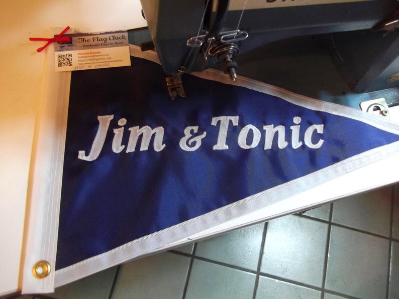 Boat Name Flag Custom Flags Nautical Gift TARIFF FREE the flag chick 画像 10