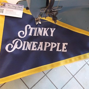 Boat Name Flag Custom Flags Nautical Gift TARIFF FREE the flag chick 画像 3