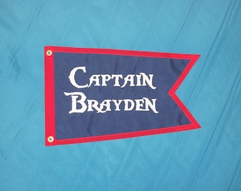 Personalized Captain's Flag Custom Nautical Decor theflagchick TARIFF FREE