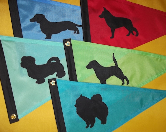 Boat Flag Custom Dog House Gift Daschund German Shepherd Beagle Shih Tzu Pomeranian theflagchick