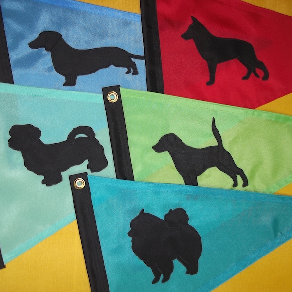 Boat Flag Custom Dog House Gift Daschund German Shepherd Beagle Shih Tzu Pomeranian theflagchick