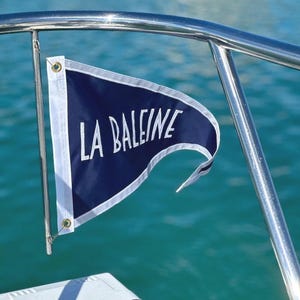 Boat Name Flag Custom Flags Nautical Gift for Him the flag chick TARIFF FREE