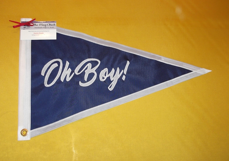 Boat Name Flag Custom Flags Nautical Gift TARIFF FREE the flag chick 画像 7