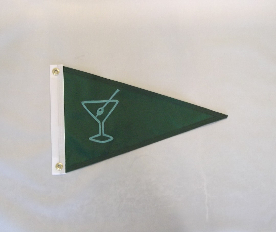 Gin Pennant Boat Flag Gift Martini Gift for Her Flag Chick Etsy