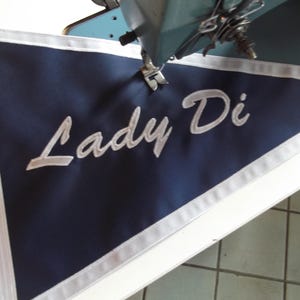 Boat Name Flag Custom Flags Nautical Gift TARIFF FREE the flag chick 画像 8