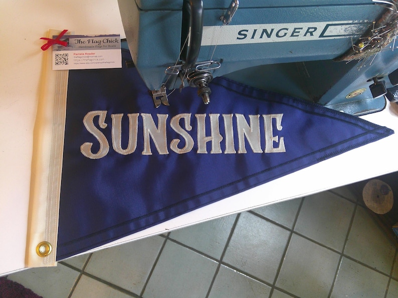 Boat Name Flag Custom Flags Nautical Gift TARIFF FREE the flag chick 画像 6