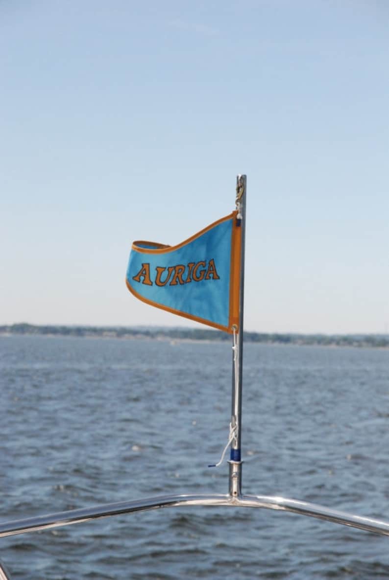 Boat Flag Custom Personalized Flags Nautical Gift for Him Etsy