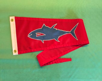 Boat Flag TUNA Fish Nautical Gift for Him theflagchick TARIFF FREE