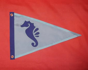 Boat Flag Seahorse Hippocampus Nautical theflagchick TARIFF FREE