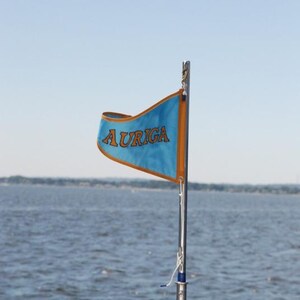 Boat Name Flag Custom Flags Nautical Gift TARIFF FREE the flag chick 画像 12