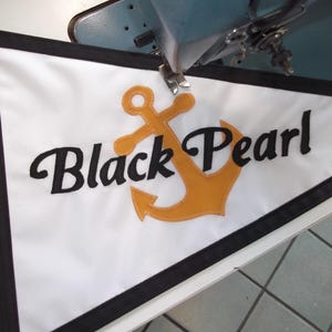 Boat Flag Custom Nautical Flags Boat Name + GRAPHIC Gift for Him TARIFF FREE