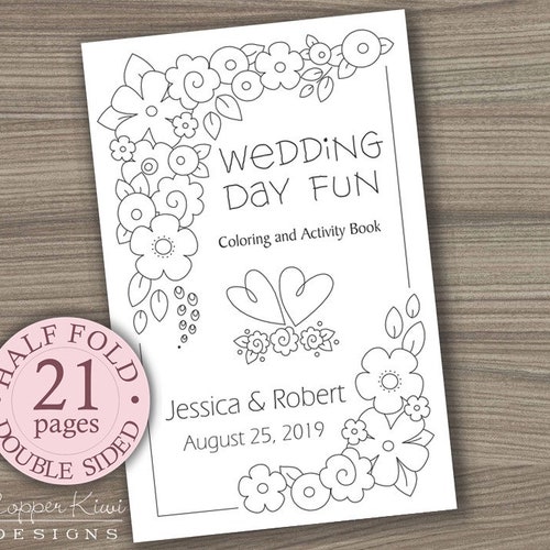 Kids' Wedding Activity Book Printable Download: Branches - Etsy