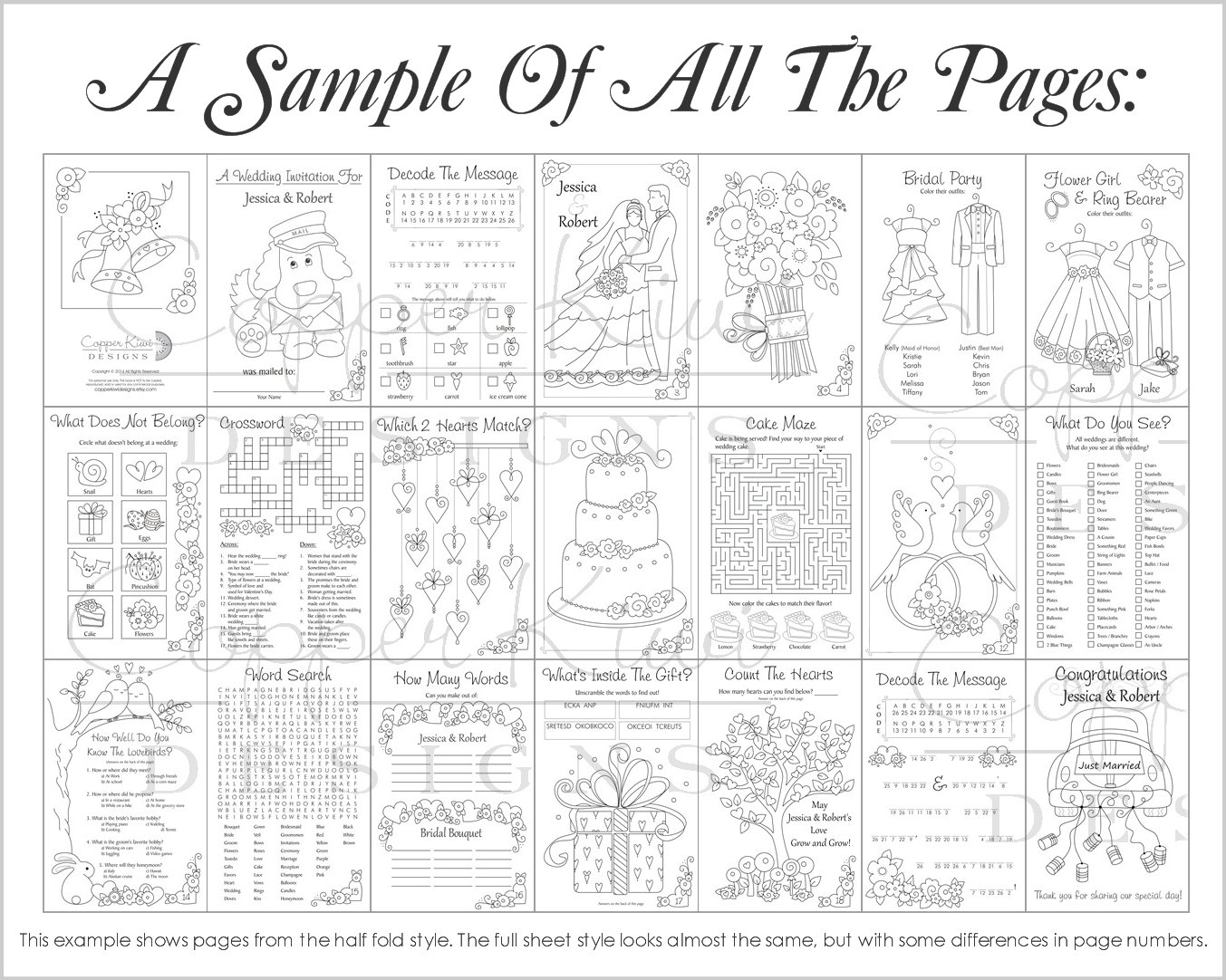 Wedding Coloring Book Kids Wedding Favors Personalized & - Etsy