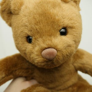 Vintage 1997 Build a Bear Workshop BABW 12&quot; Classic Brown Teddy Plush Toy