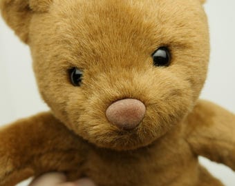 Vintage 1997 Build a Bear Workshop BABW 12" Classic Brown Teddy Plush Toy