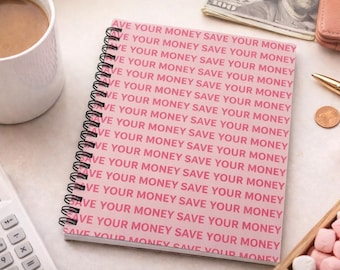 Pink Budget Planner Notebook