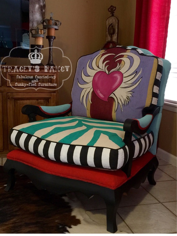 Items similar to SOLD Painted Chair on Etsy