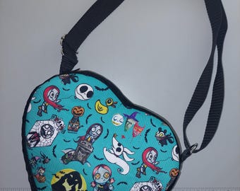 Halloween Christmas Heart Purse