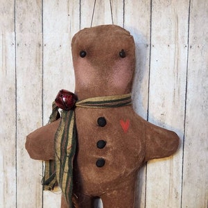 Primitive Gingerbread Men Christmas image 2