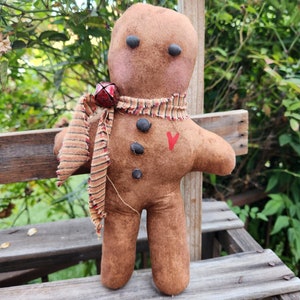 Primitive Gingerbread Men Christmas image 5