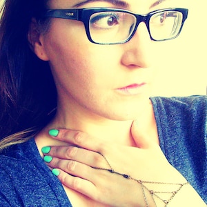 Arrow Hand Chain Bracelet, Hand Piece Finger Bracelet, Body Jewelry, Slave Bracelet