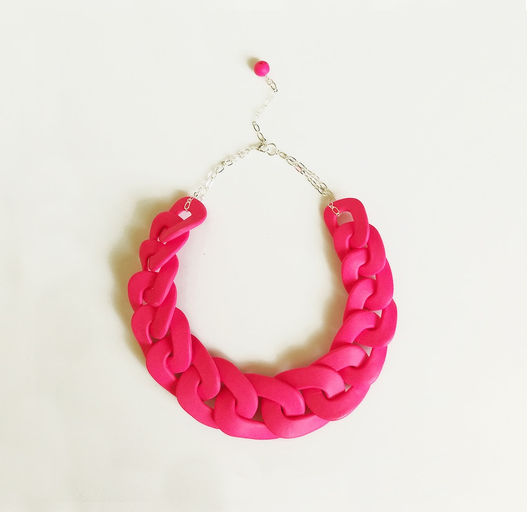 【Sentiments】NO.232 NECKLACE black pink Blackpink Charm, Blackpink Necklace, Blackpink Bracelet