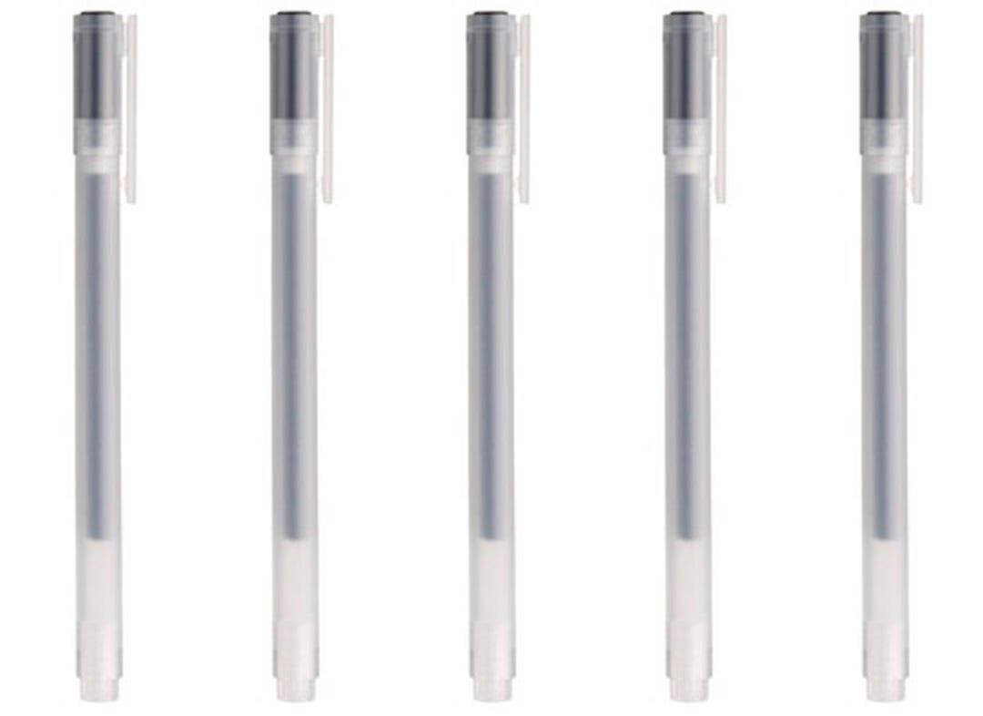 Muji Pens Muji Gel Pens 0.38 or 0.5mm Black Color 5 or 10 Pens Set