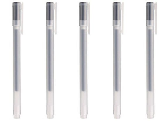 0.38mm/0.5mm Muji Gel Ink Pen, Pack of 5