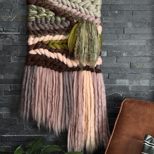 Decorazione da parete in lana, immagine da parete, decorazione da parete per la casa, arte da parete, arredamento moderno in lana, decorazione per la casa, lana vagante, decorazione da parete moderna