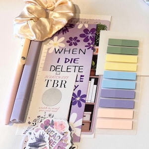 Annotation Kit, Book Annotation Kit, Transparent Post it’s, Annotation Tabs, TBR Bookmark, Colorful Annotation Kit