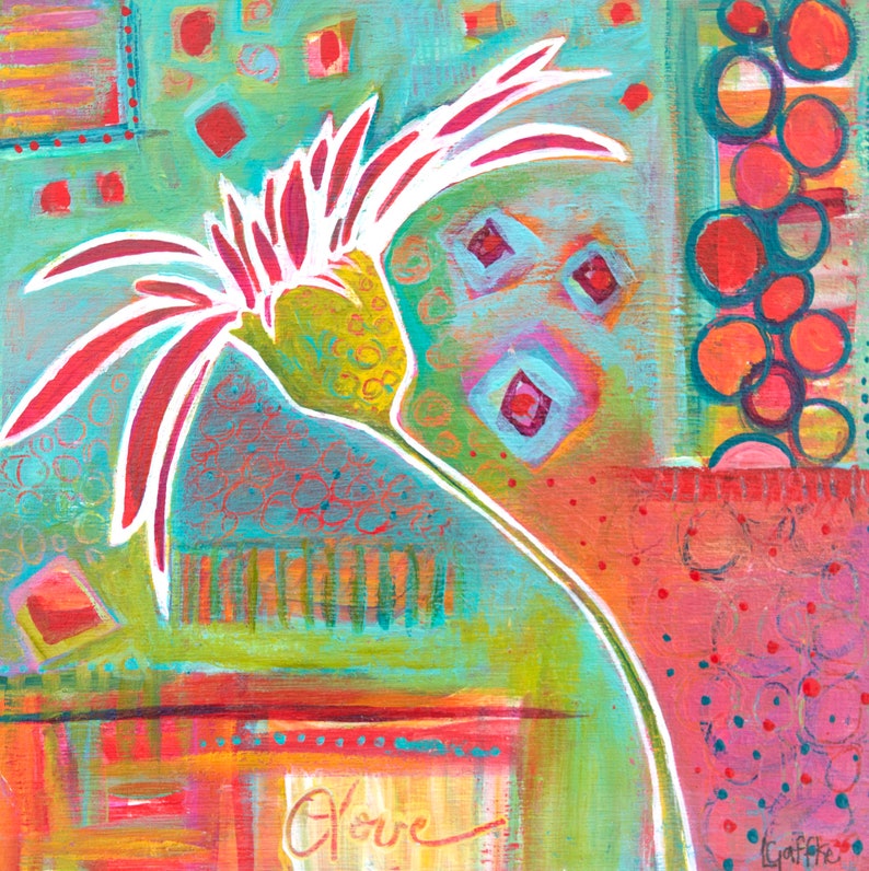 Summer Zest Original Acrylic Painting by Laura Gaffke