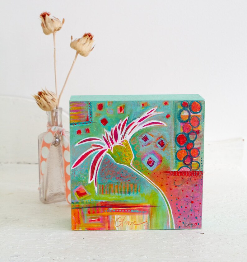 Summer Zest Original Acrylic Painting by Laura Gaffke