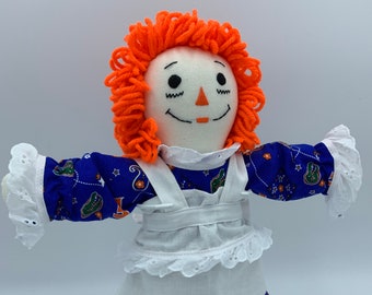 15" Raggedy Ann Doll, University of Florida Dress - Handmade