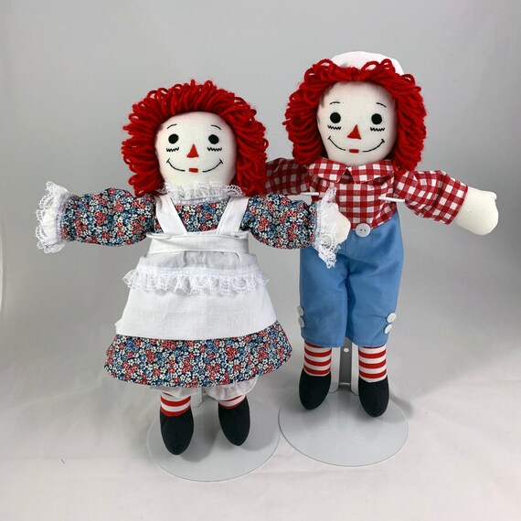 handmade raggedy ann dolls