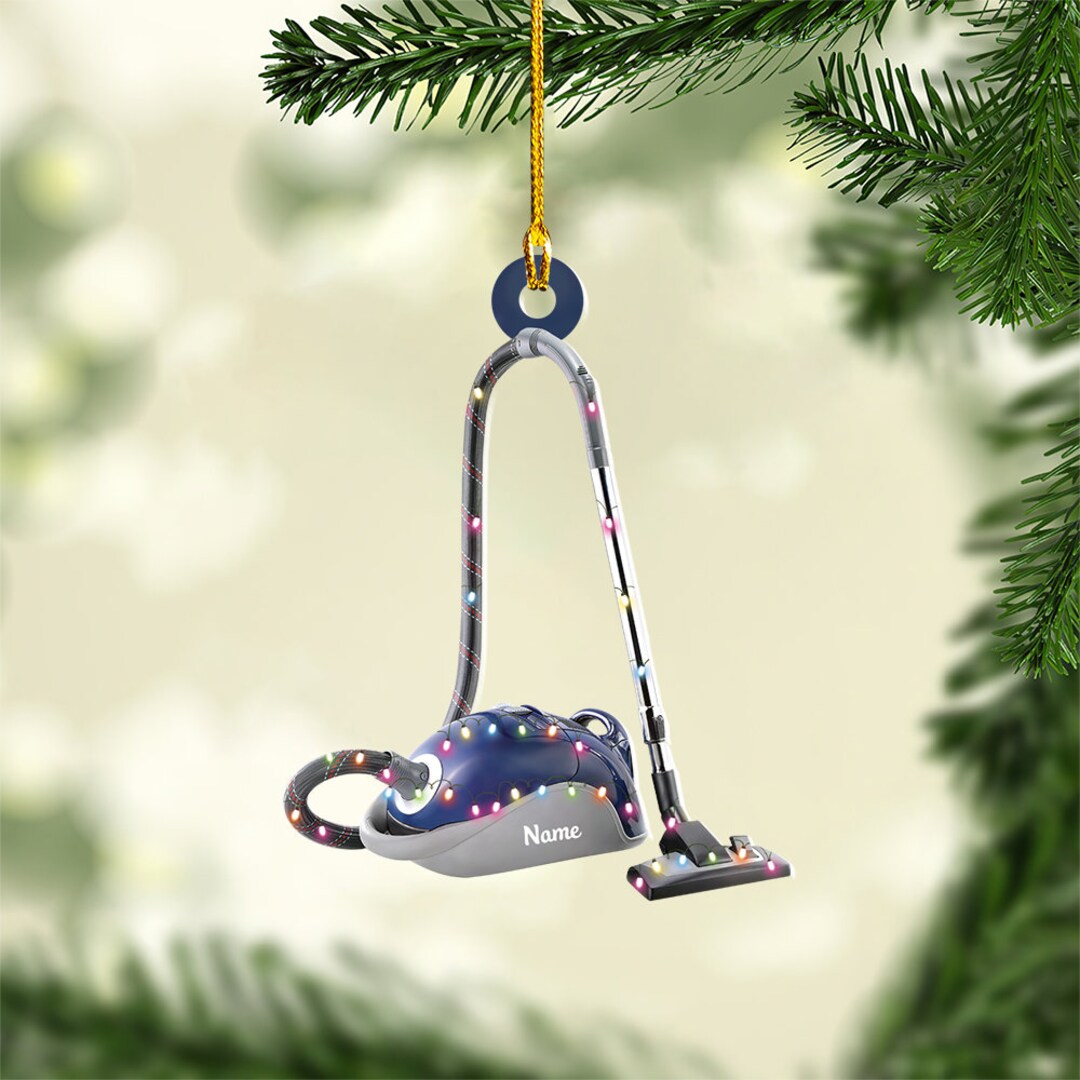 Personalized Vacuum Cleaner Ornamentvacuum Cleaner Xmas Etsy
