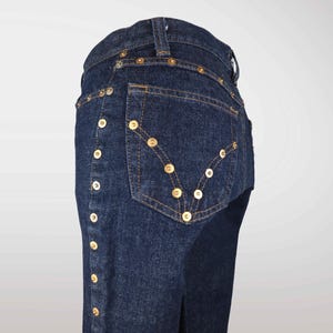 DOLCE & GABBANA Jeans Gold Rivet Detail Blue Wash | IT26/40