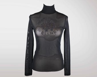 GUCCI by Tom Ford 'GG' Sheer Keyhole Top | Small/medium - Etsy