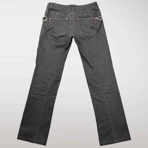Rare Vintage CHRISTIAN DIOR Pink Contrast Jeans - 2000s Galliano Era - RARE FW04 - Size F36, US4