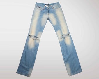 DOLCE & GABBANA Low-Rise Jeans - Vintage Italian Luxury (IT40)