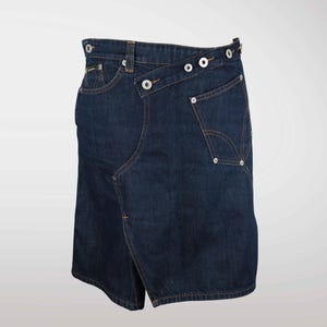 Y2K Vibes: Reworked DOLCE and GABBANA Denim Midi Skirt, Size IT28/42