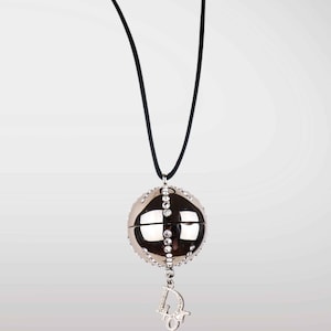 Vintage CHRISTIAN DIOR Swarovski Crystal Necklace - Silver Statement Piece