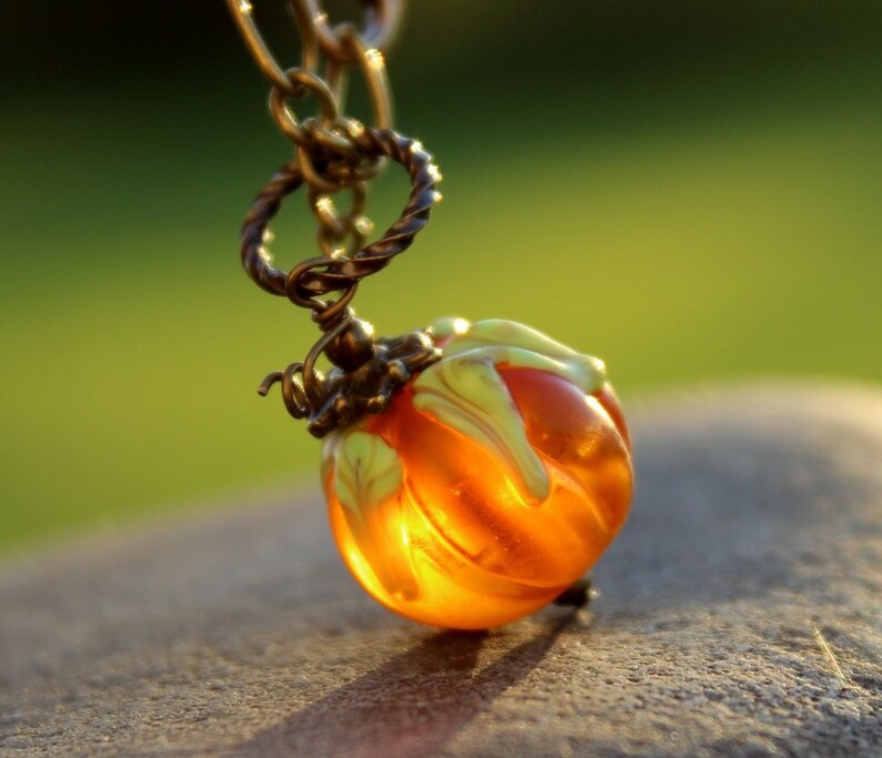 Grand Pumpkin “Leverback Ear Wire” Earrings main image 0