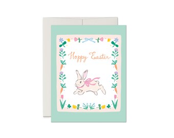 Hoppy Easter Bunny Card