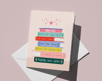 Love Story Wedding Card | Romantic Anniversary Greeting