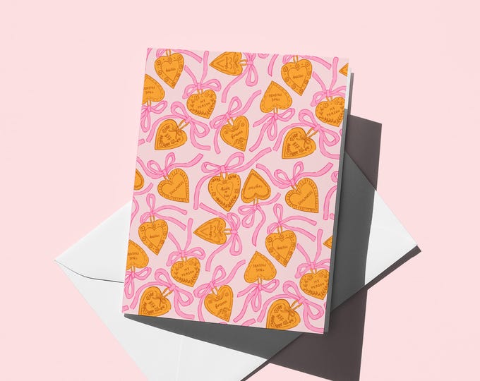Friendship Charm Greeting Card: BFF, Besties - Galentine's Day