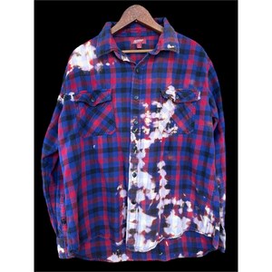 Floral Folk Art Flannel Shirt| Upcycled Oversized XL Flannel | Wearable Art image 5